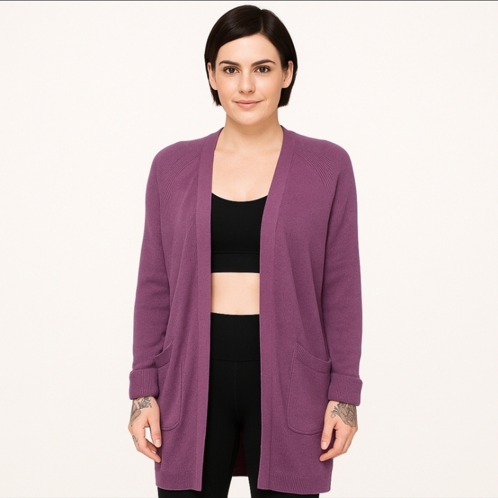 Lululemon Still at Ease Wrap sz 2 Vintage Plum Purple Mauve